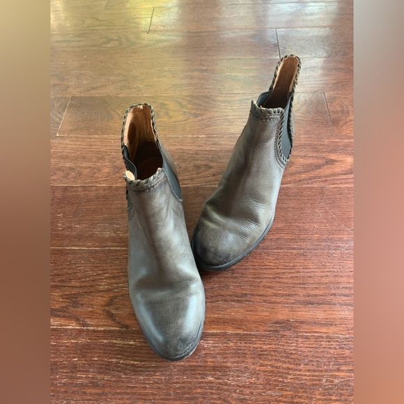 PIKOLINOS Shoes - PIKOLINOS gray Ankle Boots whip stitch almond toe ANDORRA Chelsea style 37 6.5